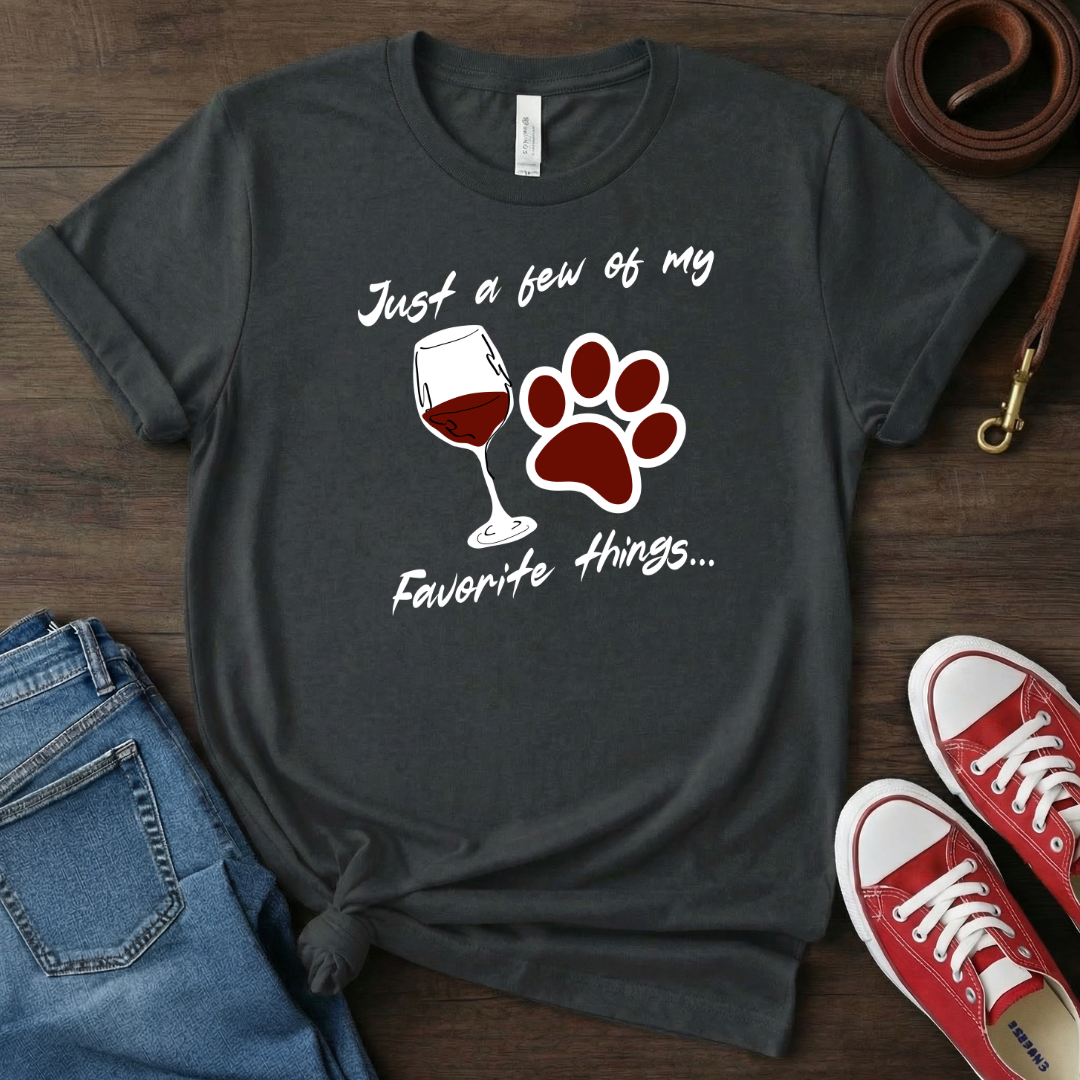 Favorite Things-Wine and Paws
