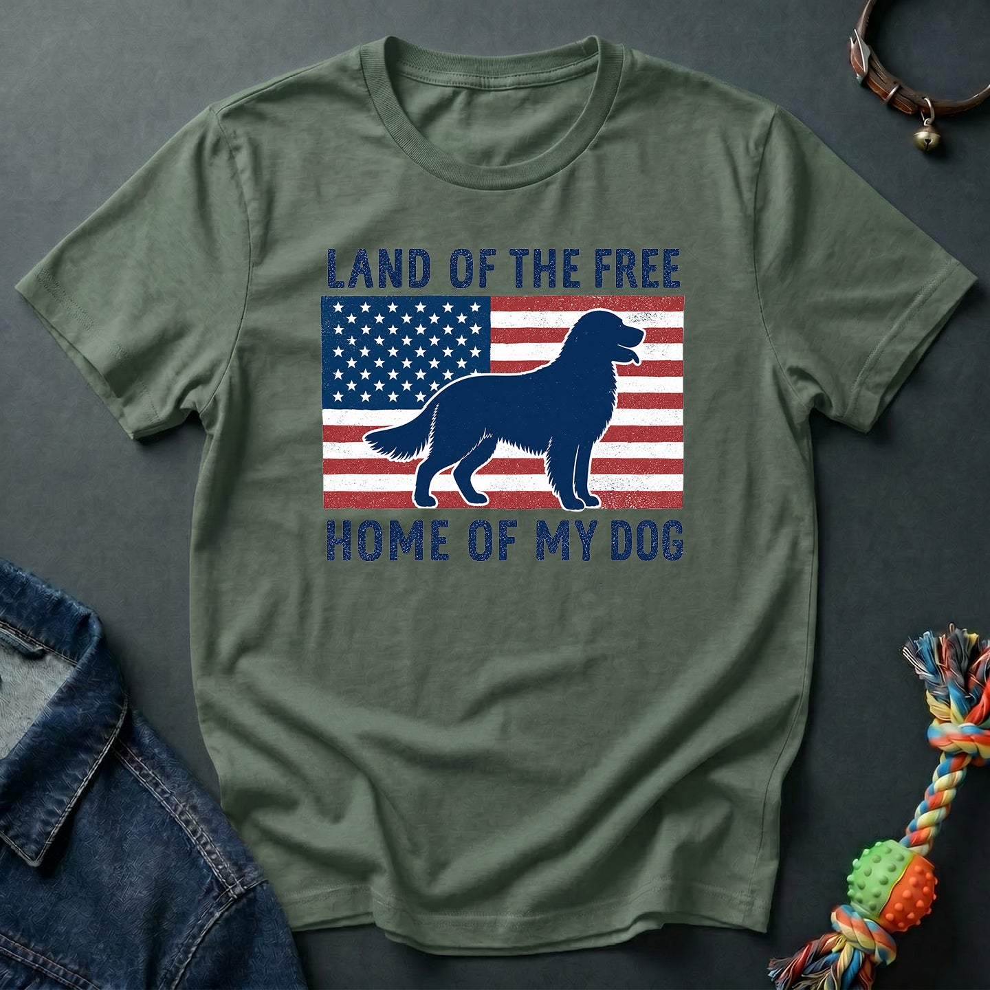 Land of Free. Home of my Dog