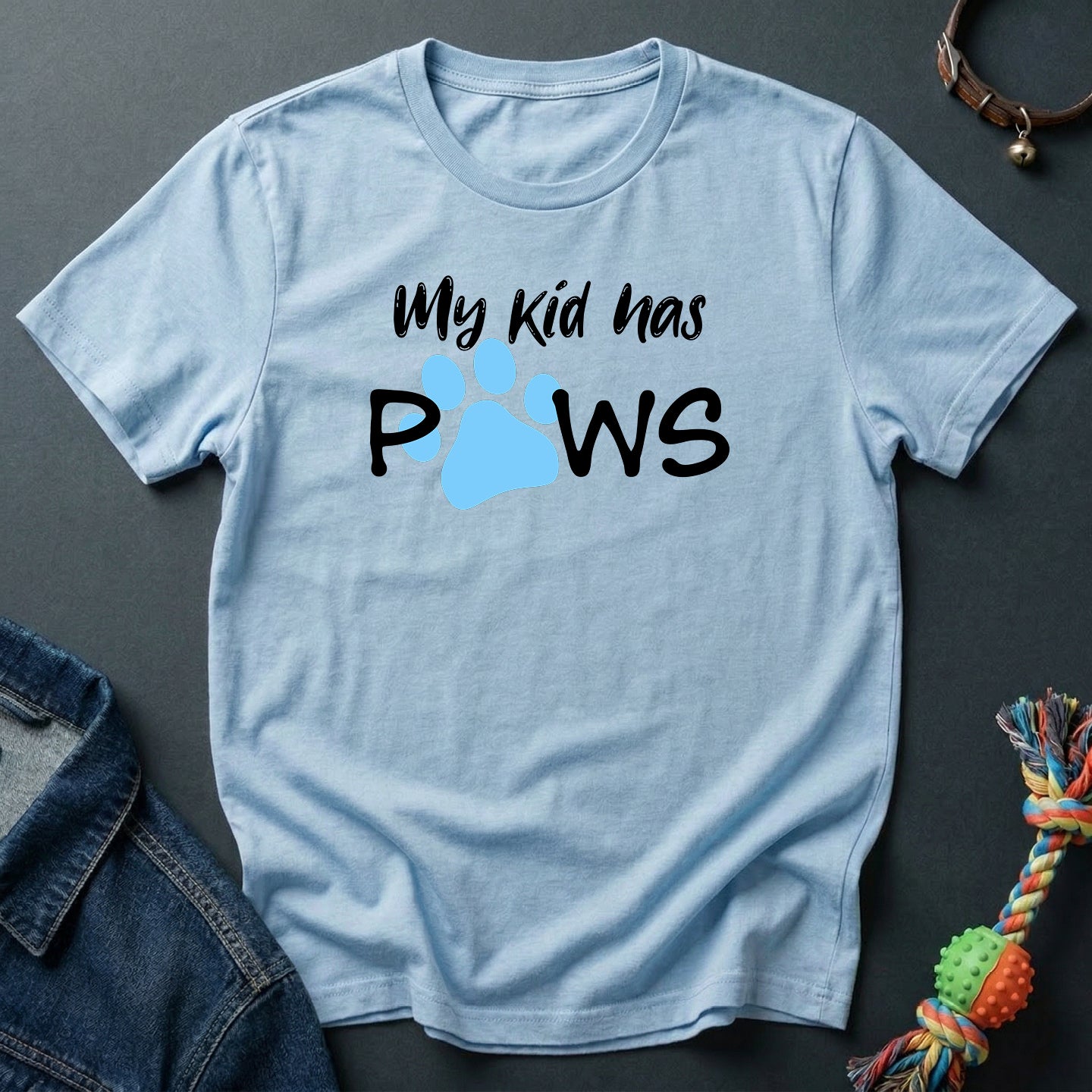 My kid has paws