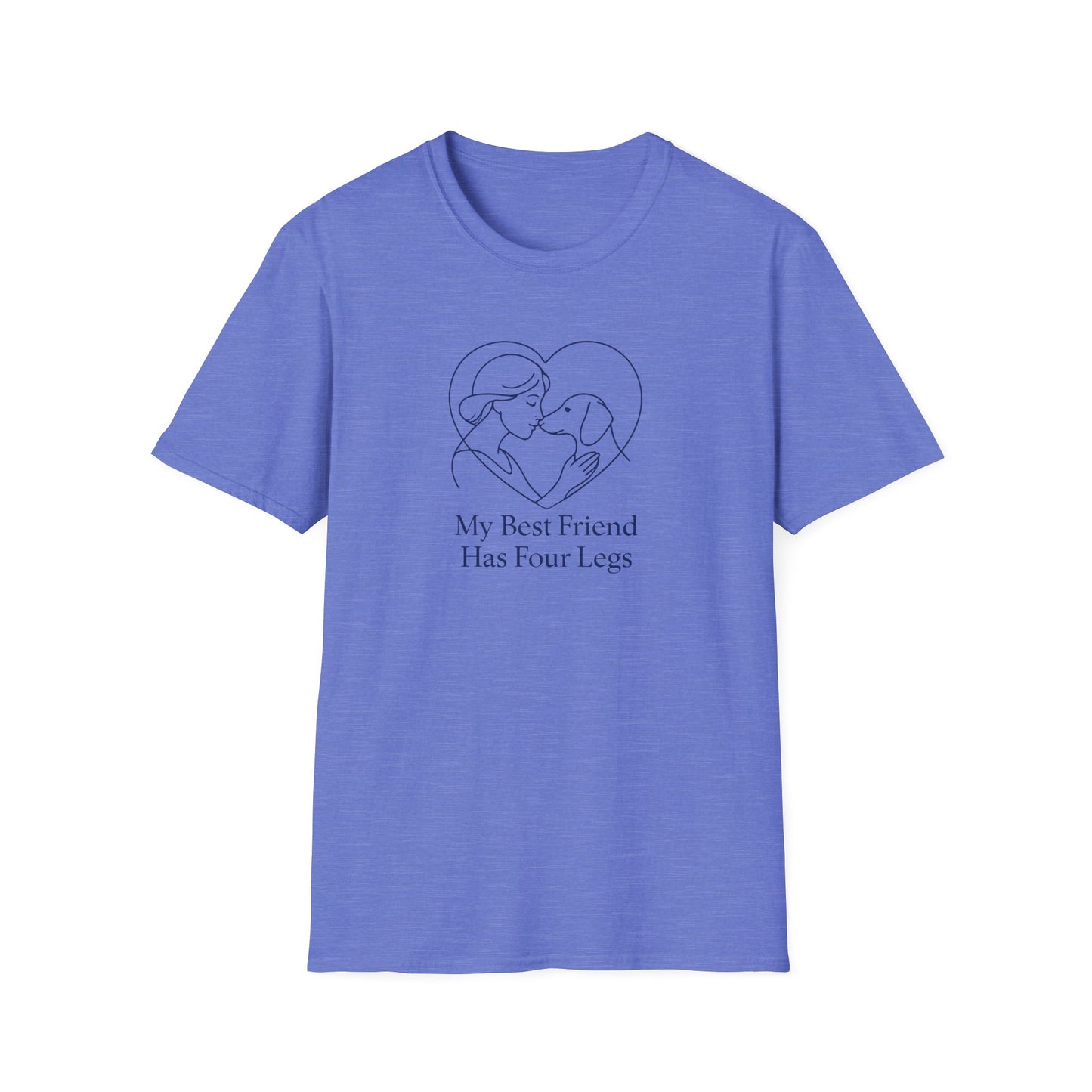 Dog and Woman Heart T-Shirt
