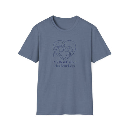 Dog and Woman Heart T-Shirt