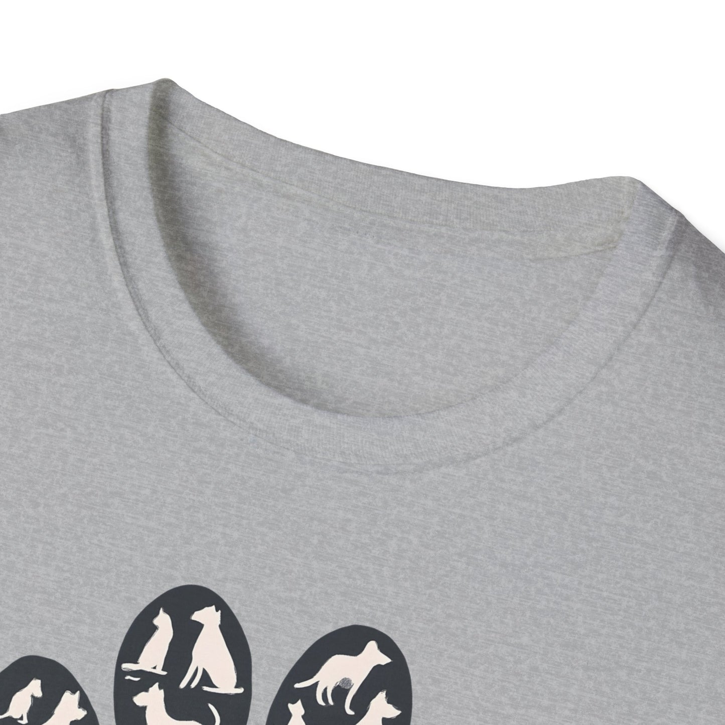 Rescue Love Paw Print T-Shirt