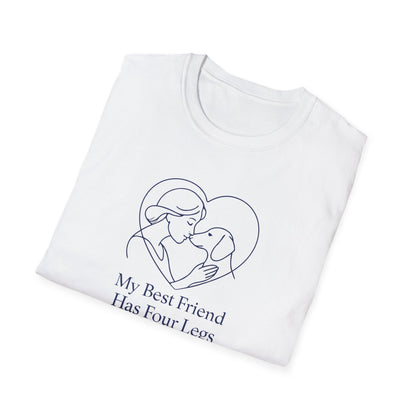 Dog and Woman Heart T-Shirt
