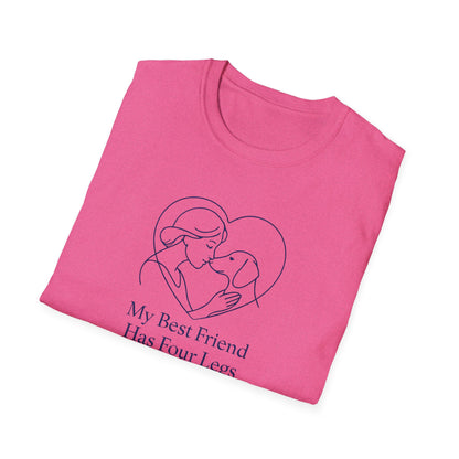 Dog and Woman Heart T-Shirt