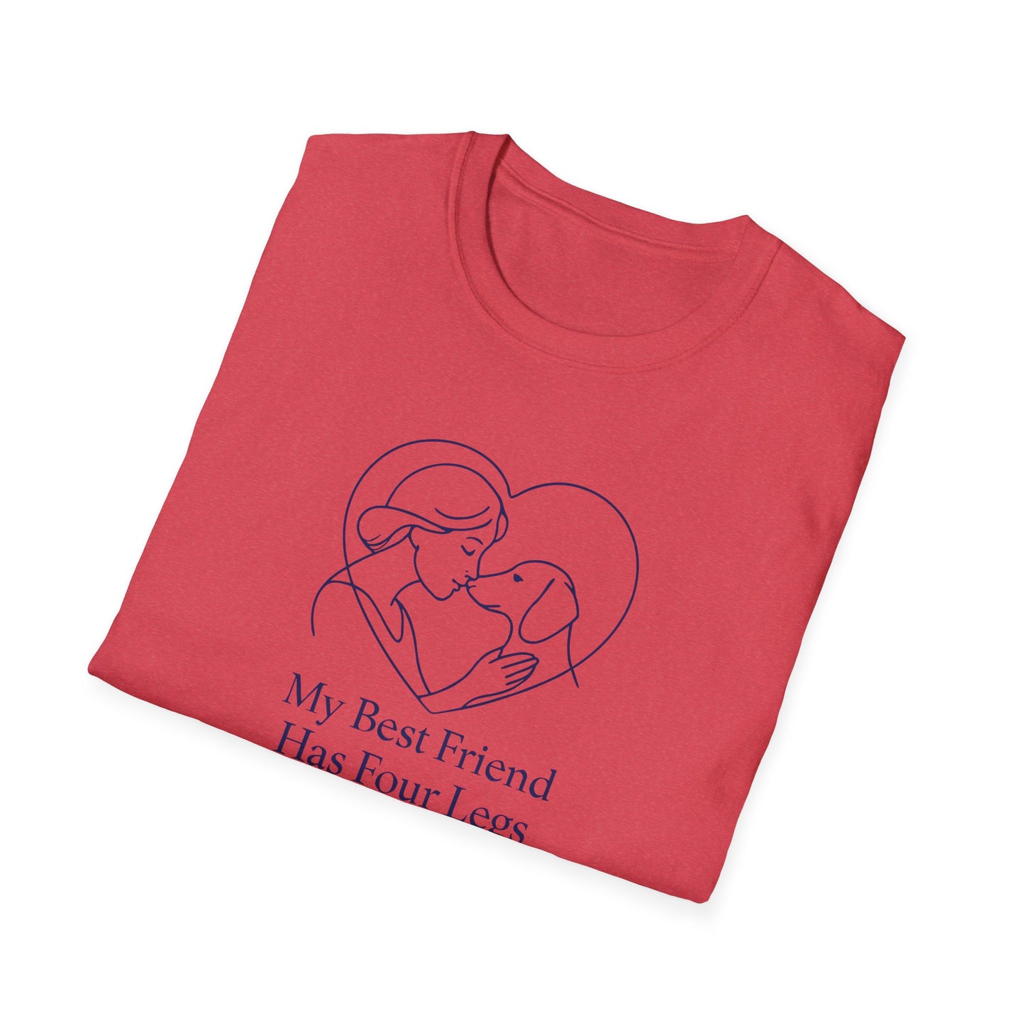 Dog and Woman Heart T-Shirt