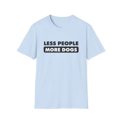 Less people More dogs