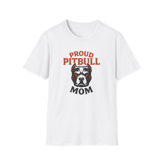 Proud Pitbull Mom T-Shirt