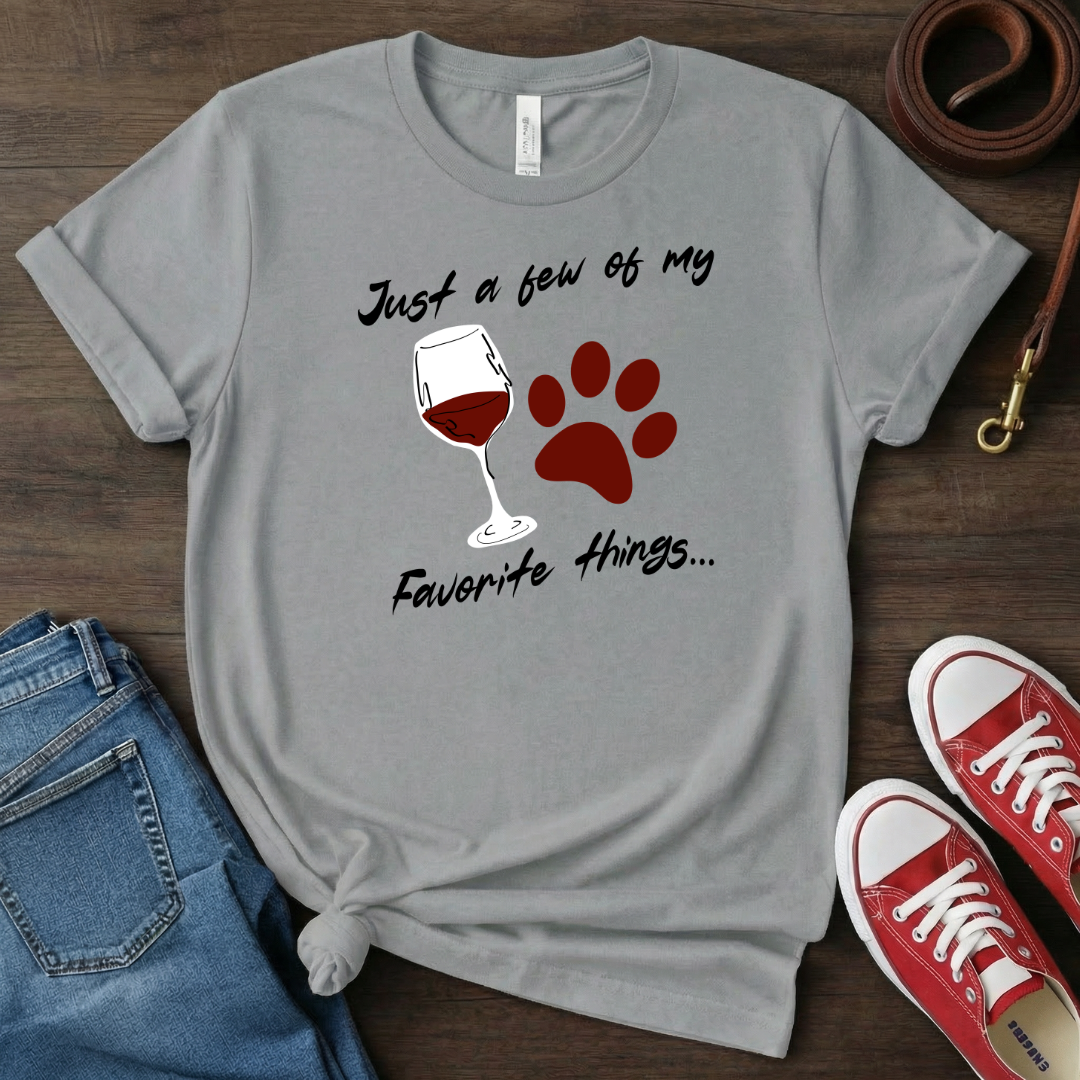 Favorite Things-Wine and Paws