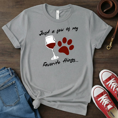 Favorite Things-Wine and Paws