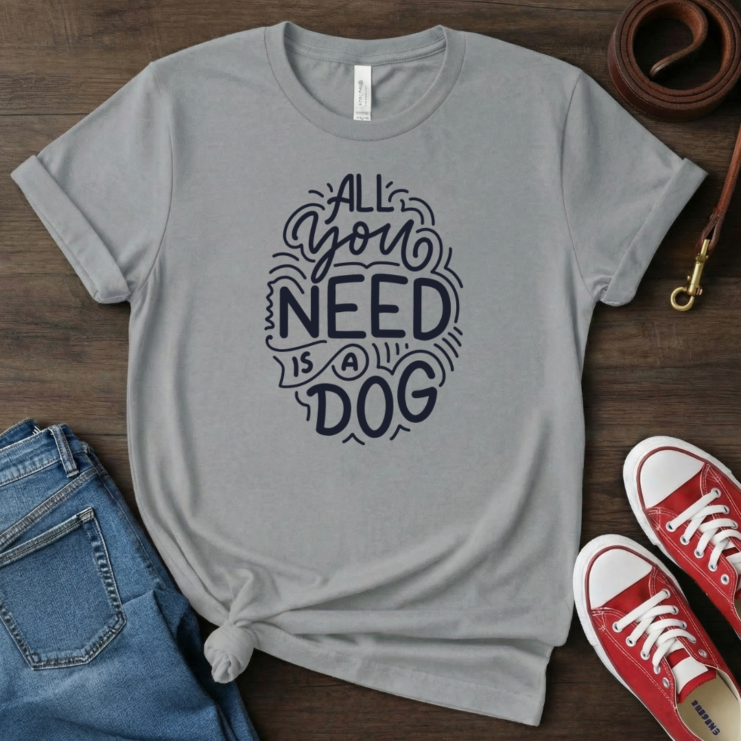All You Need is a Dog - Type Art