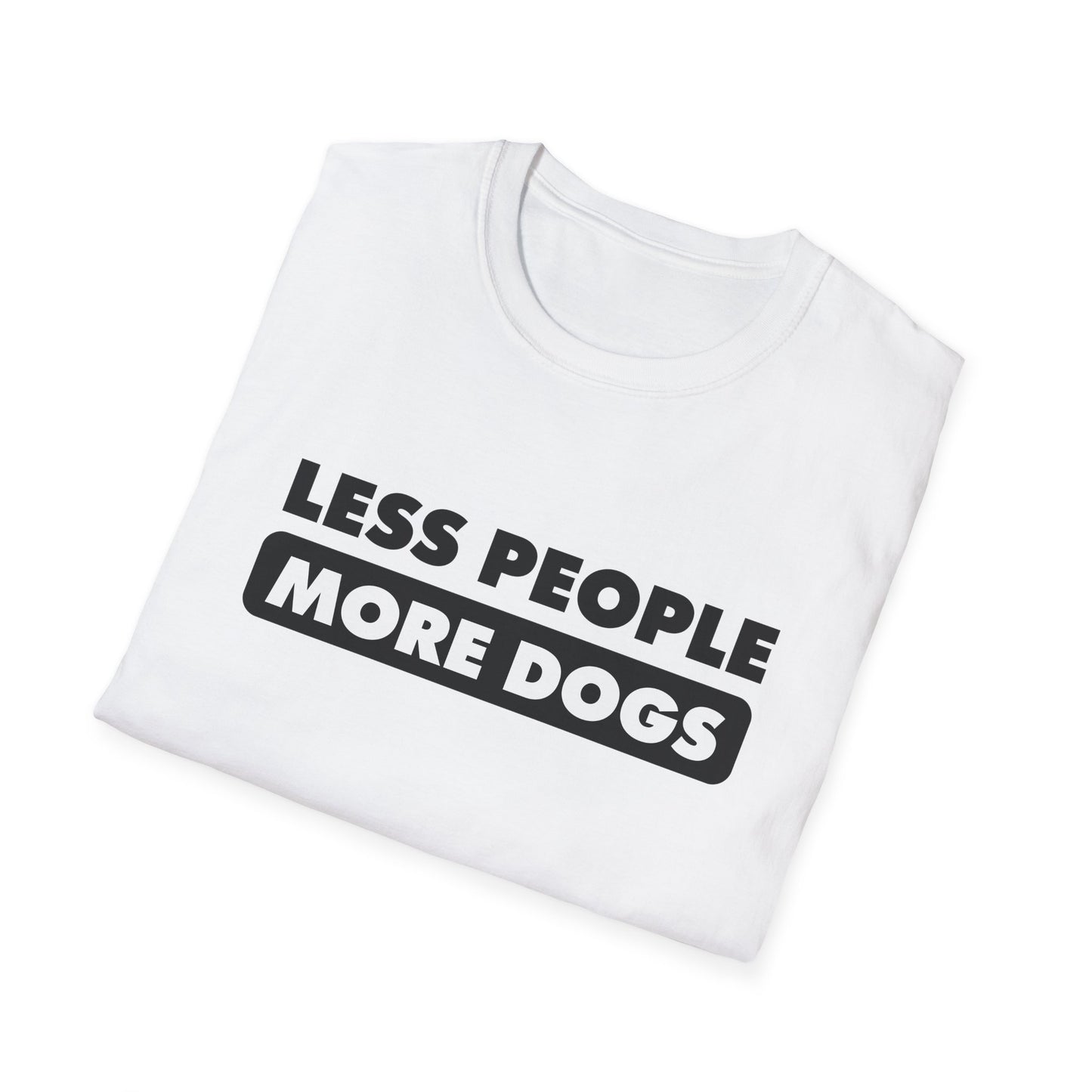 Less people More dogs