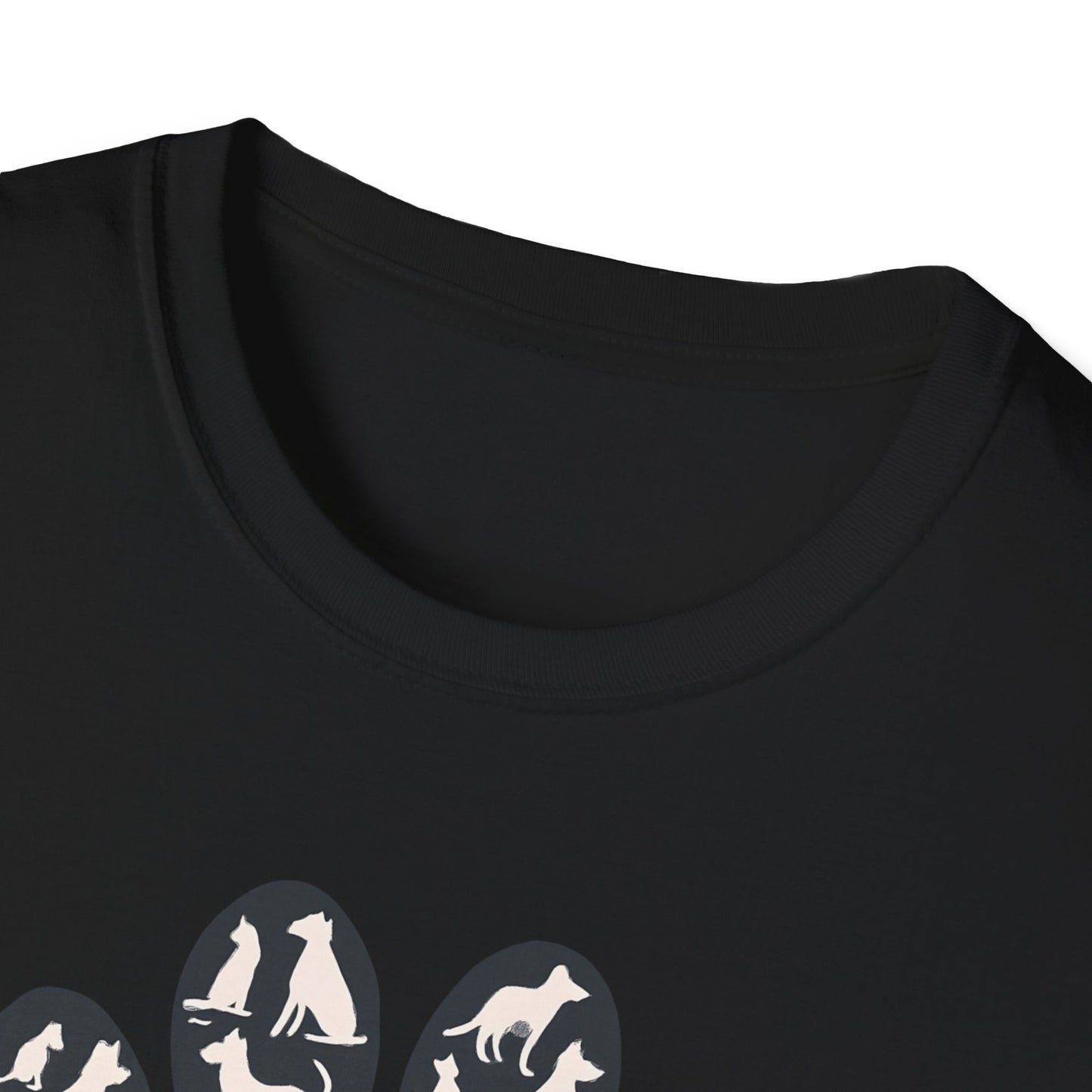 Rescue Love Paw Print T-Shirt