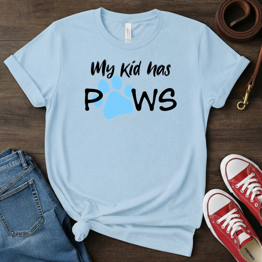 My kid has paws
