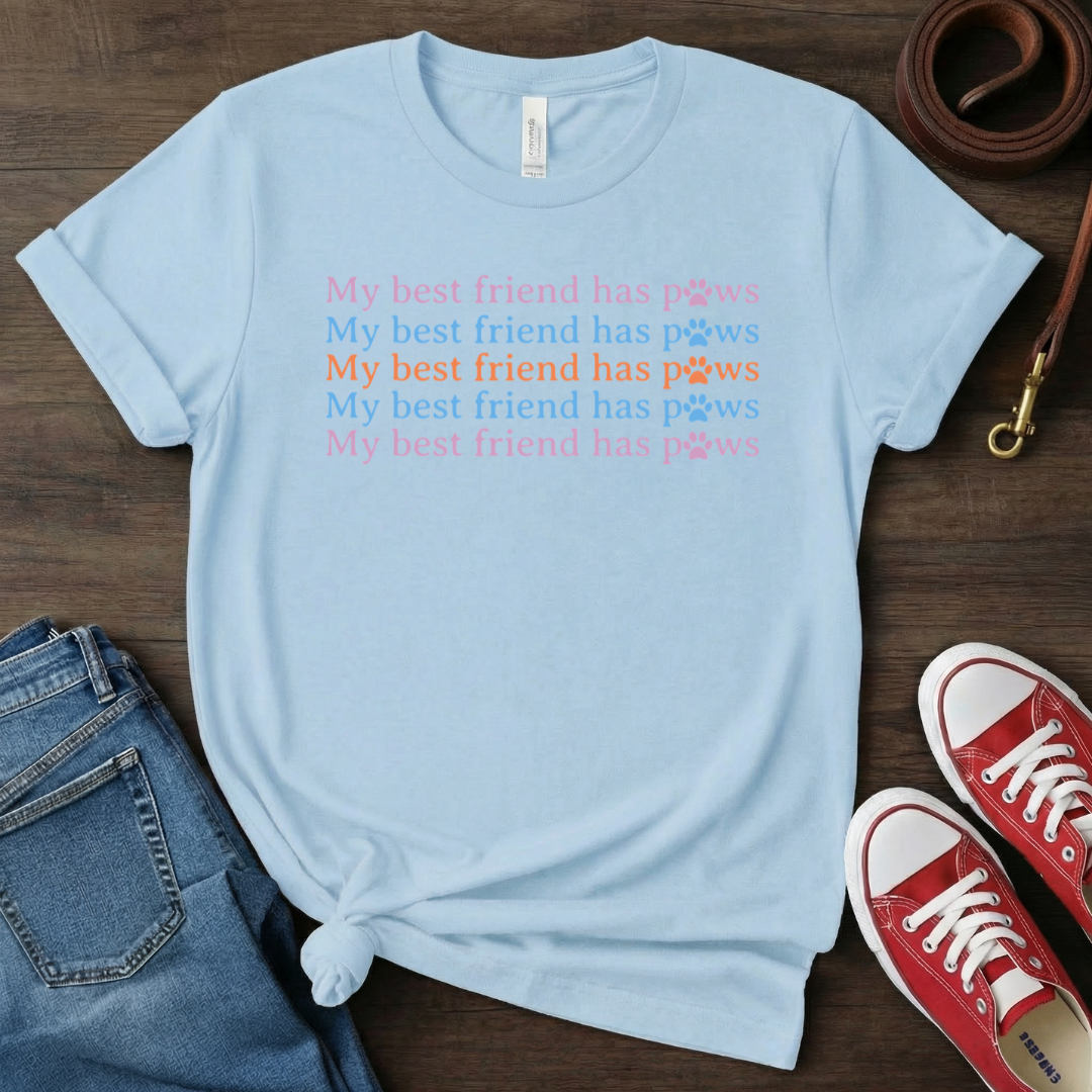 My best friend has paws