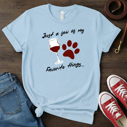 Favorite Things-Wine and Paws