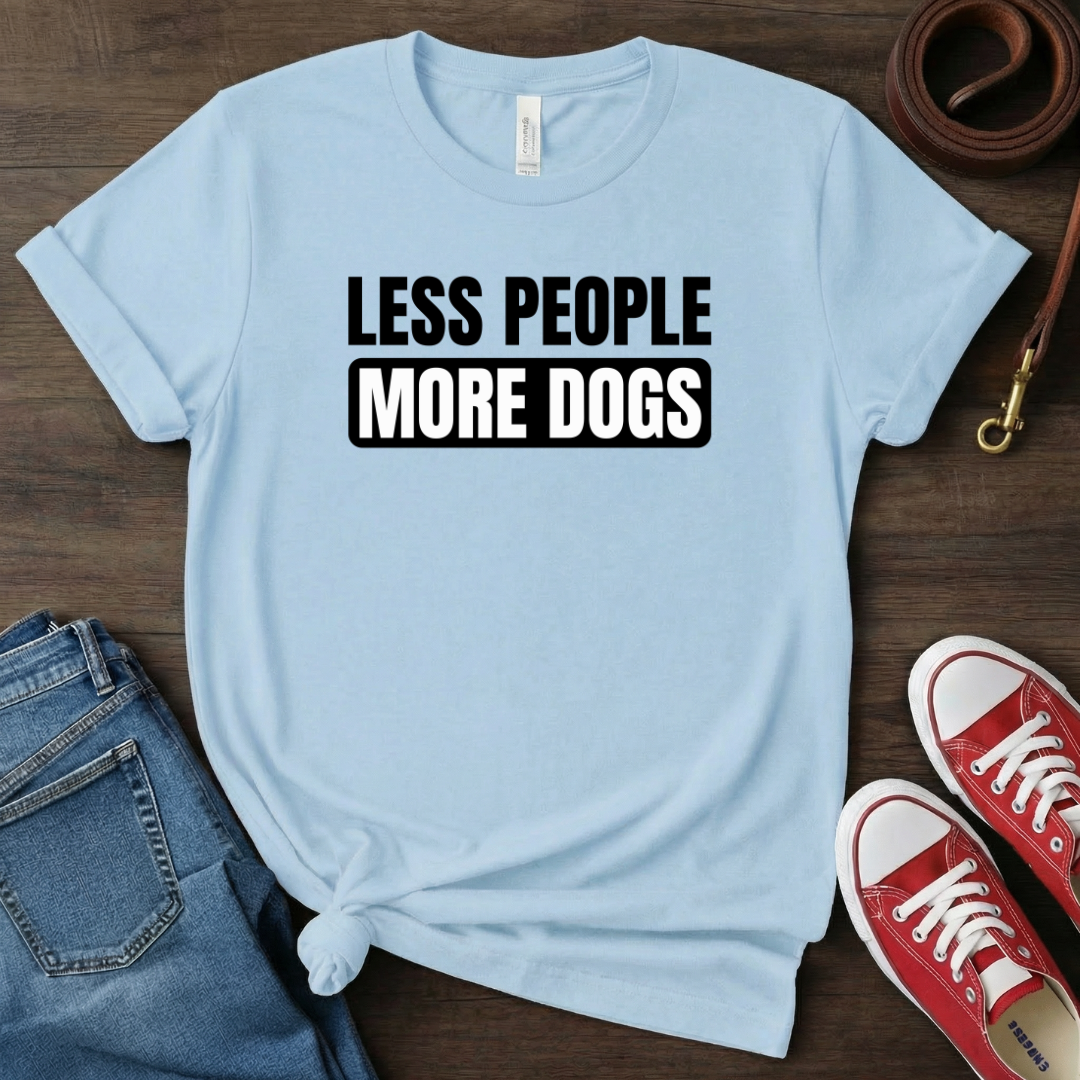 Less people More dogs