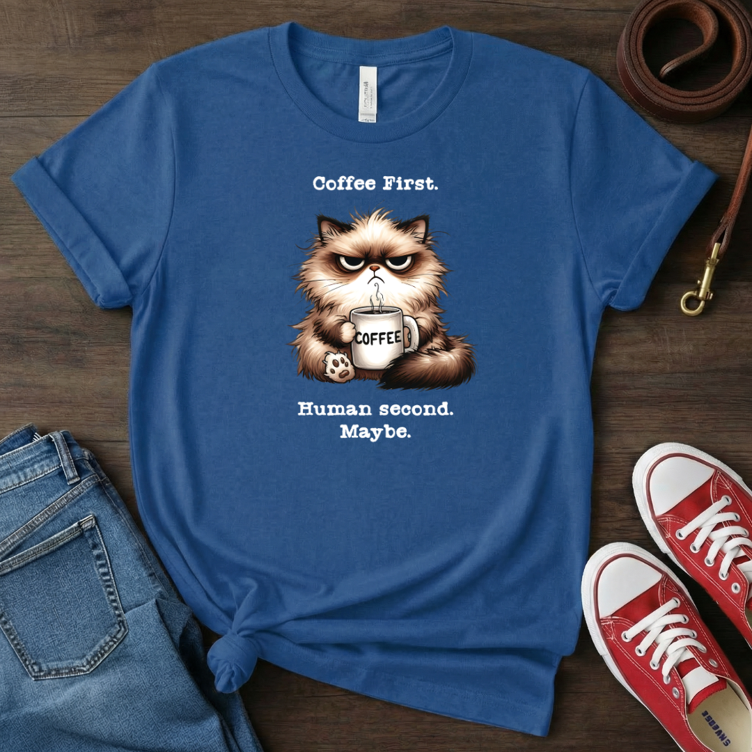 Coffee first, human second