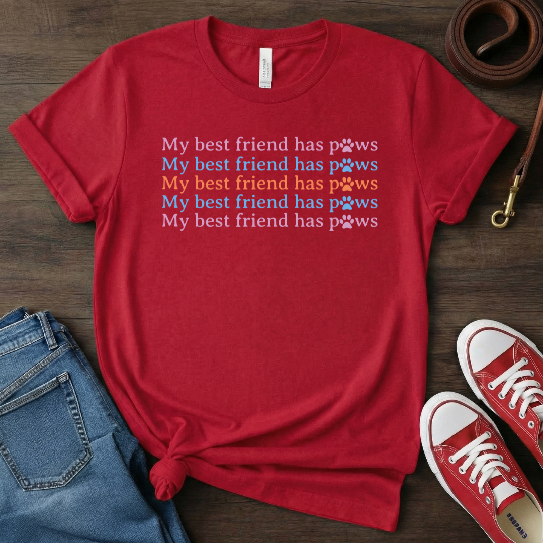 My best friend has paws