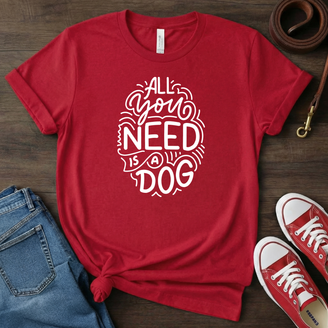 All You Need is a Dog - Type Art