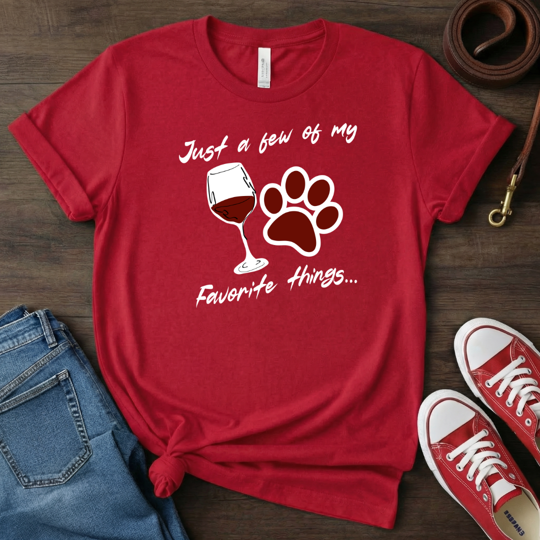 Favorite Things-Wine and Paws