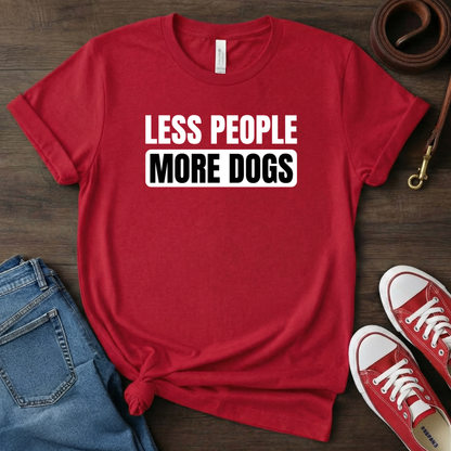Less people More dogs