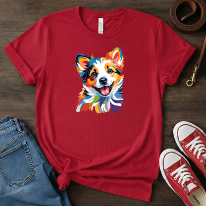 Colorful Border Collie