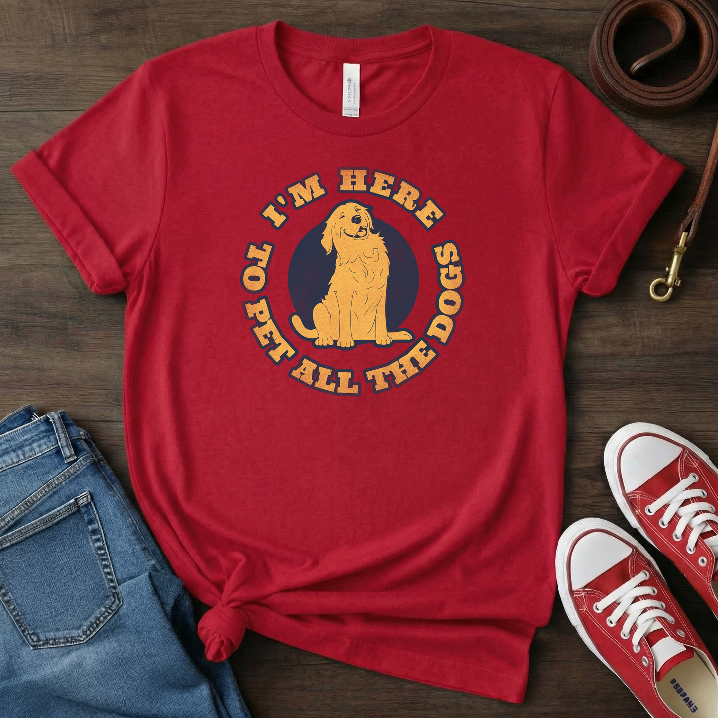 I'm here to pet all the dogs