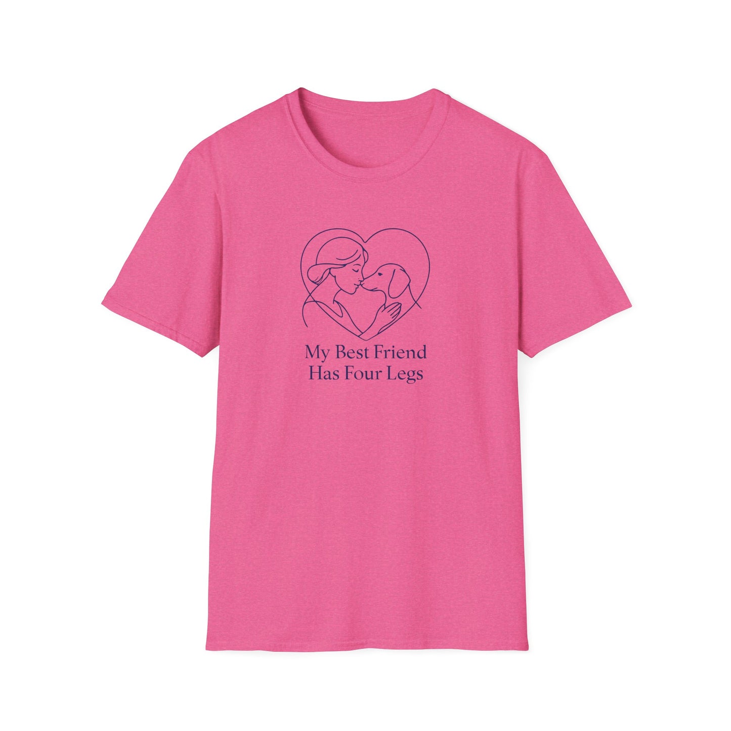 Dog and Woman Heart T-Shirt