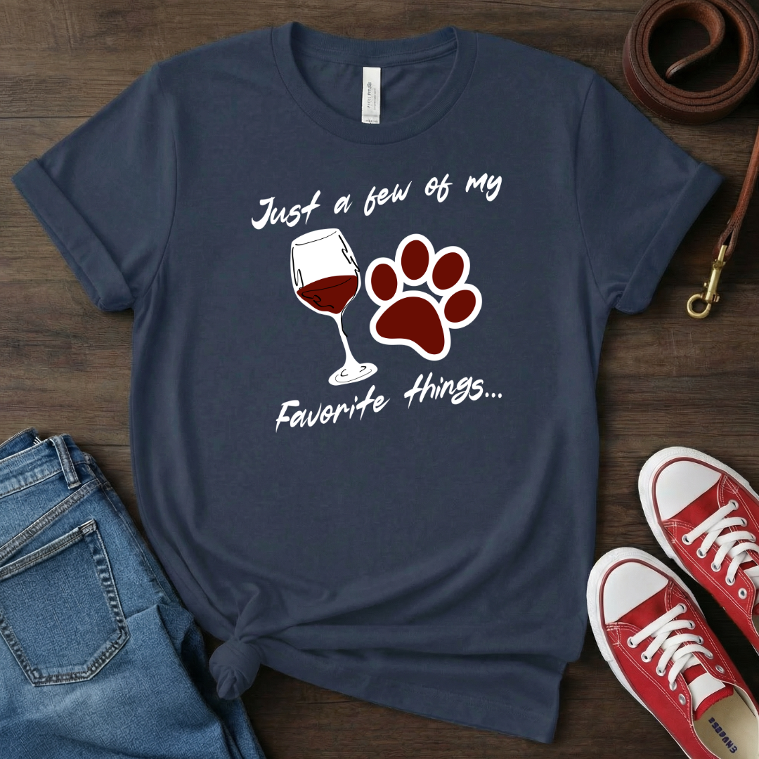 Favorite Things-Wine and Paws
