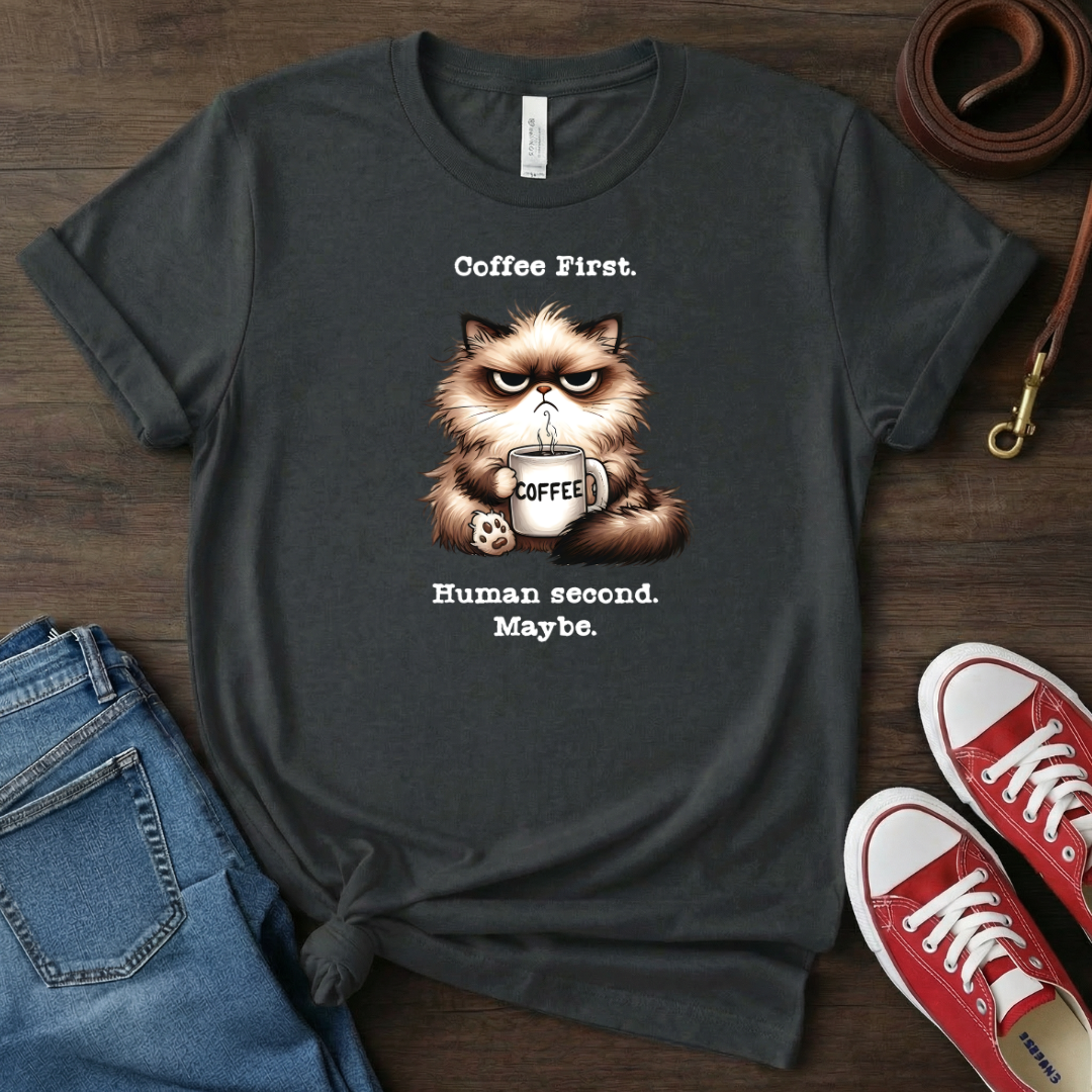 Coffee first, human second