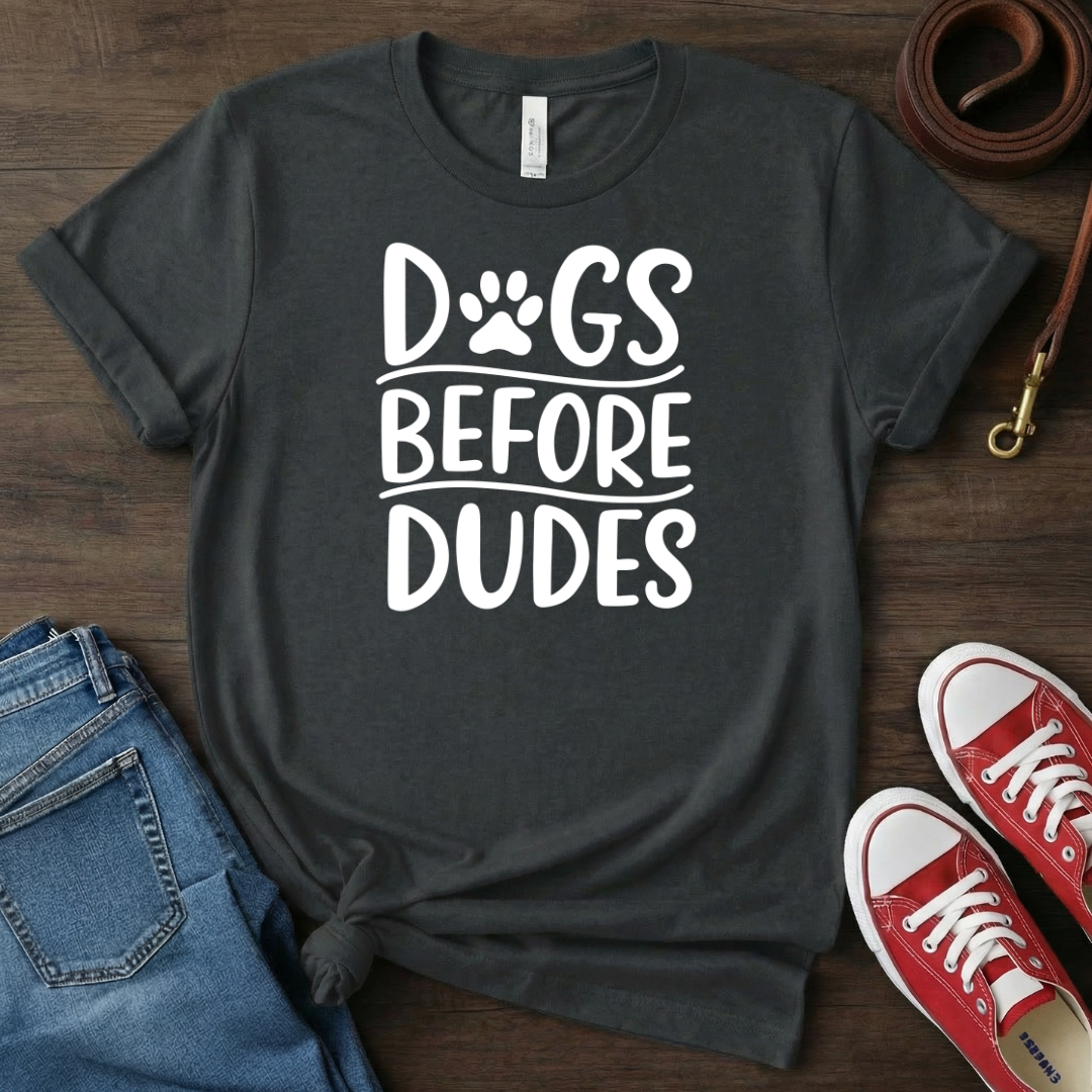Dogs before Dudes T-Shirt
