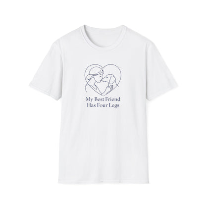 Dog and Woman Heart T-Shirt