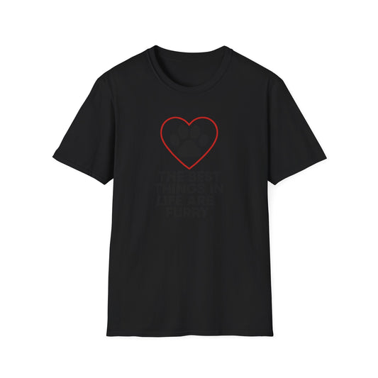 Red Heart Outline T-Shirt