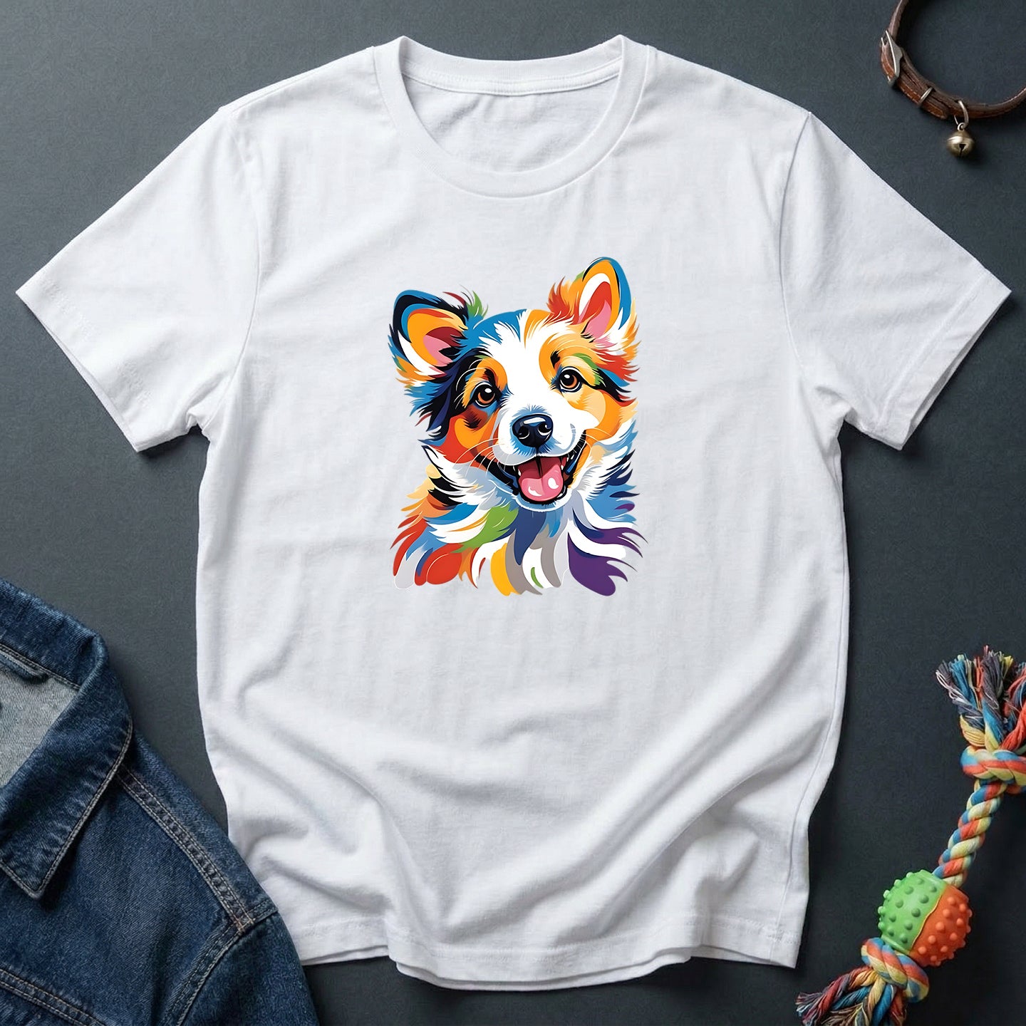 Colorful Border Collie