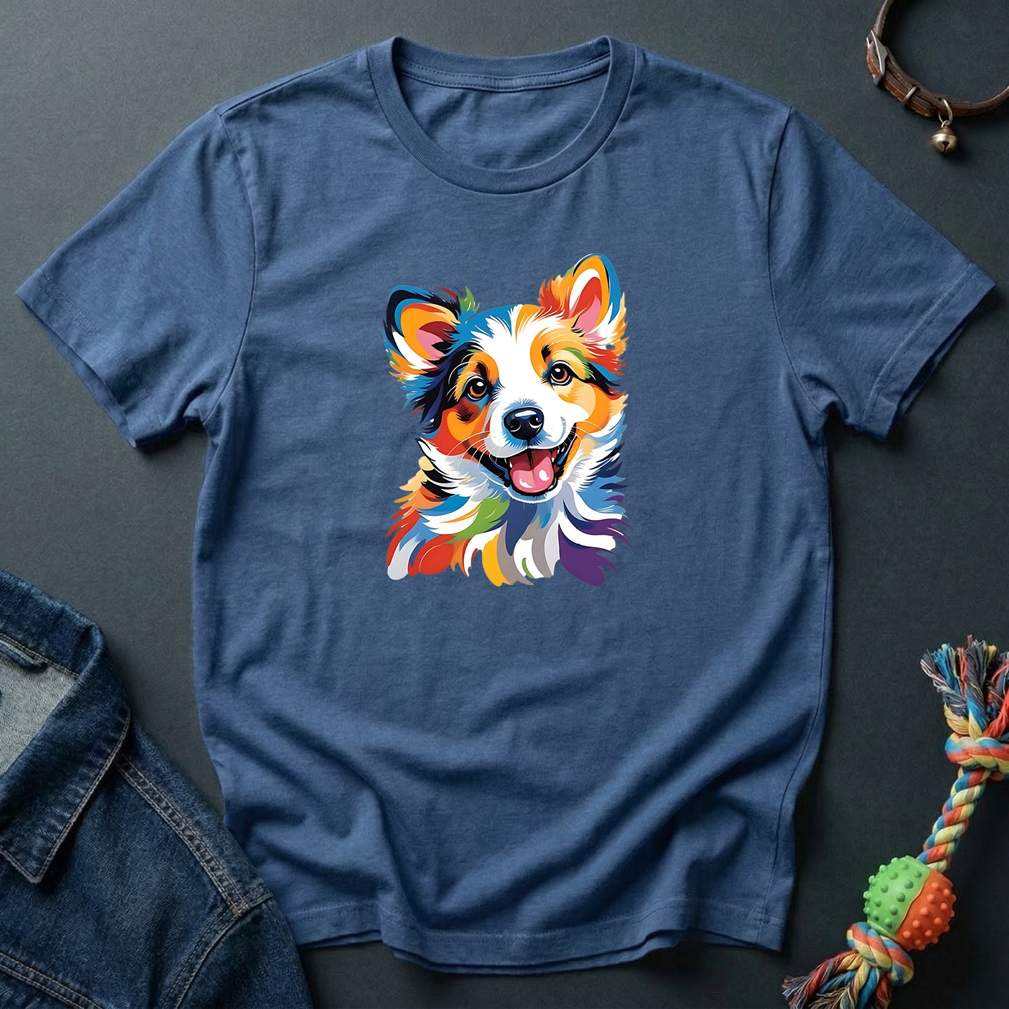 Colorful Border Collie