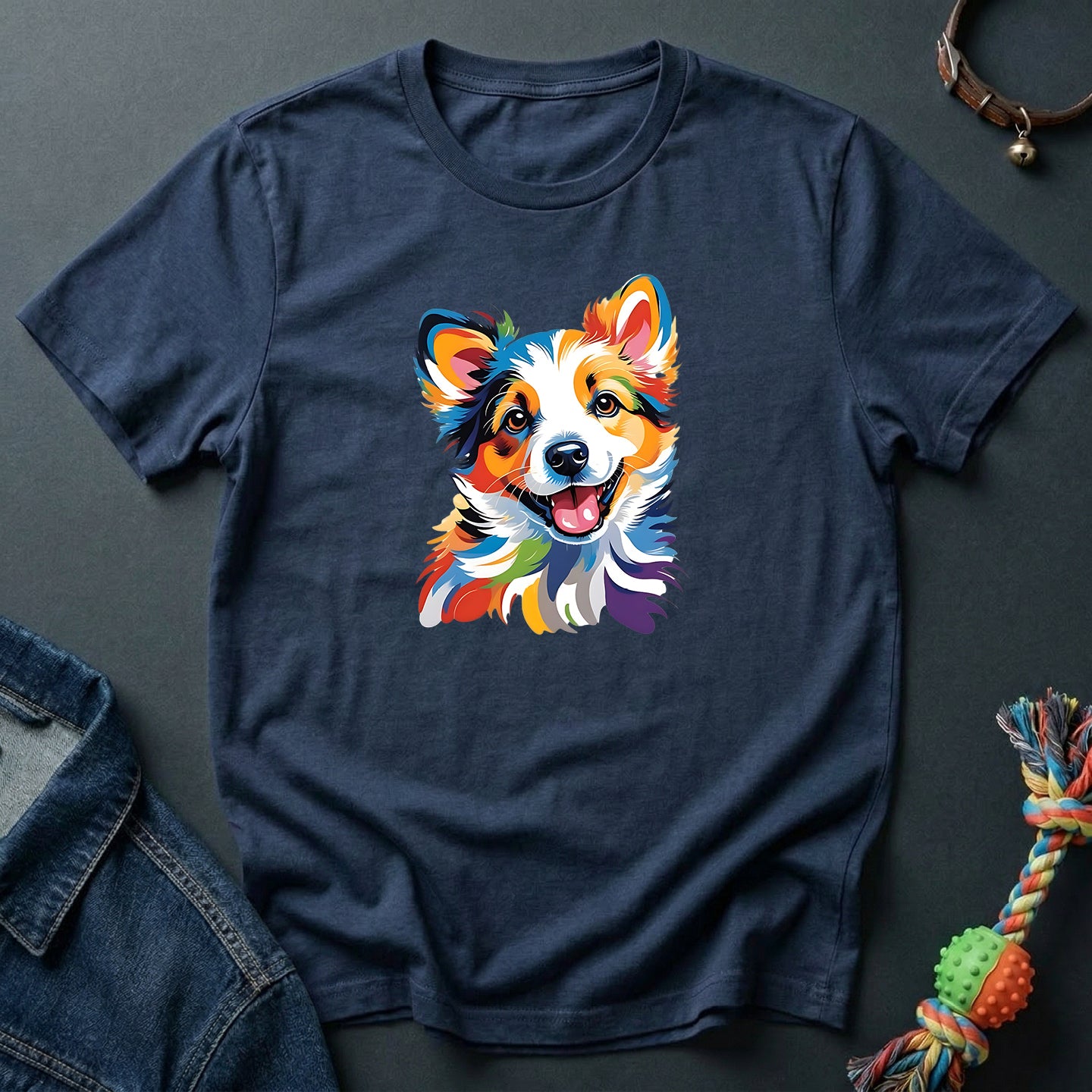 Colorful Border Collie