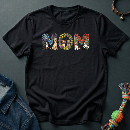 Dog Mom Flower Lettering