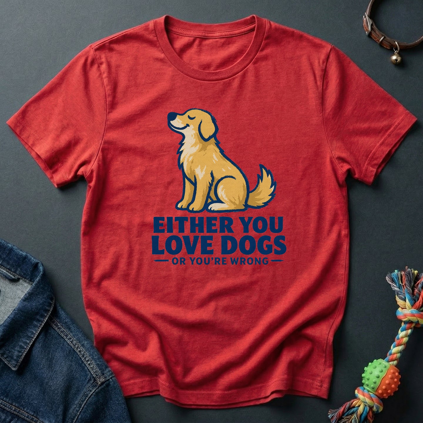 Either you love dog or you're wrong