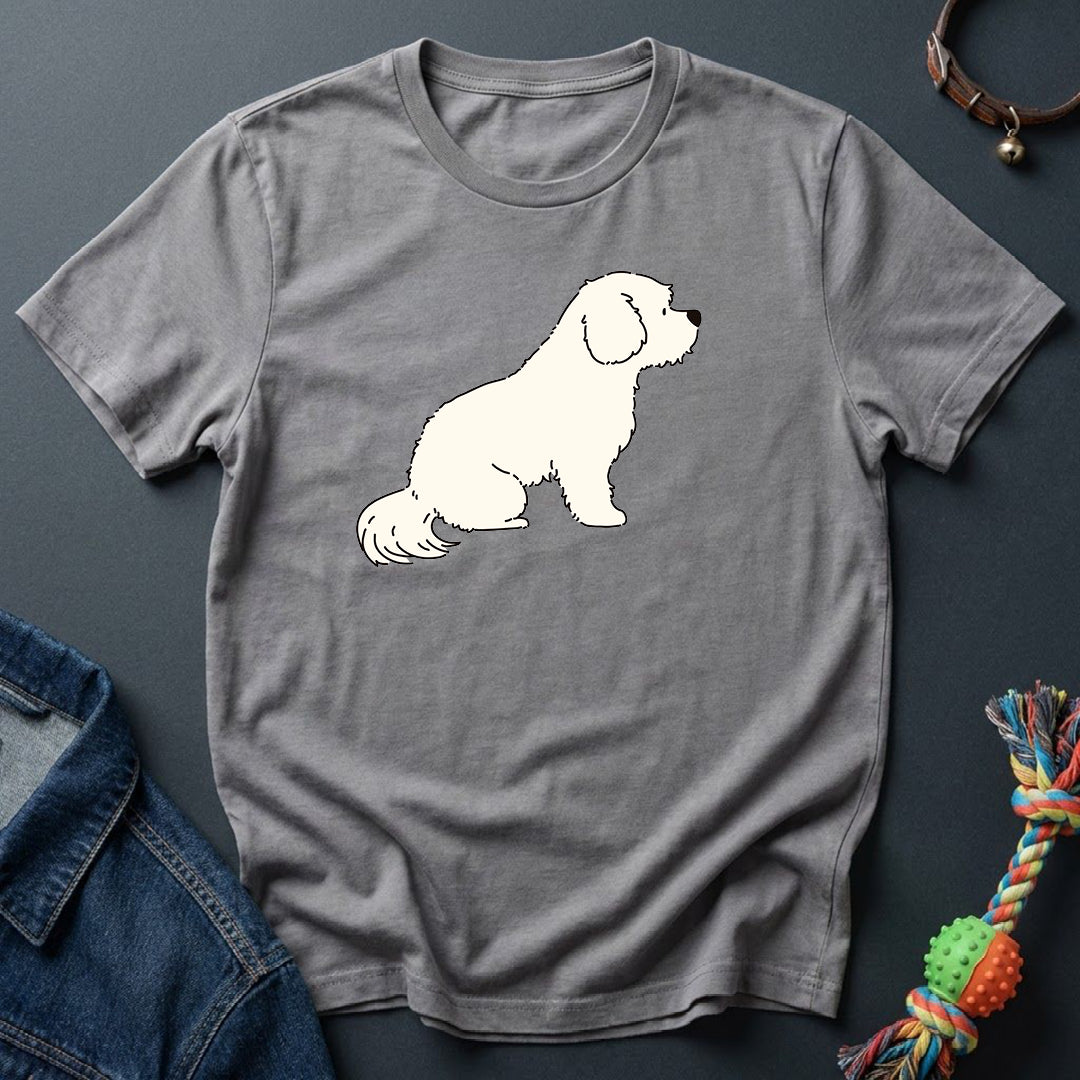 Fluffy White Dog