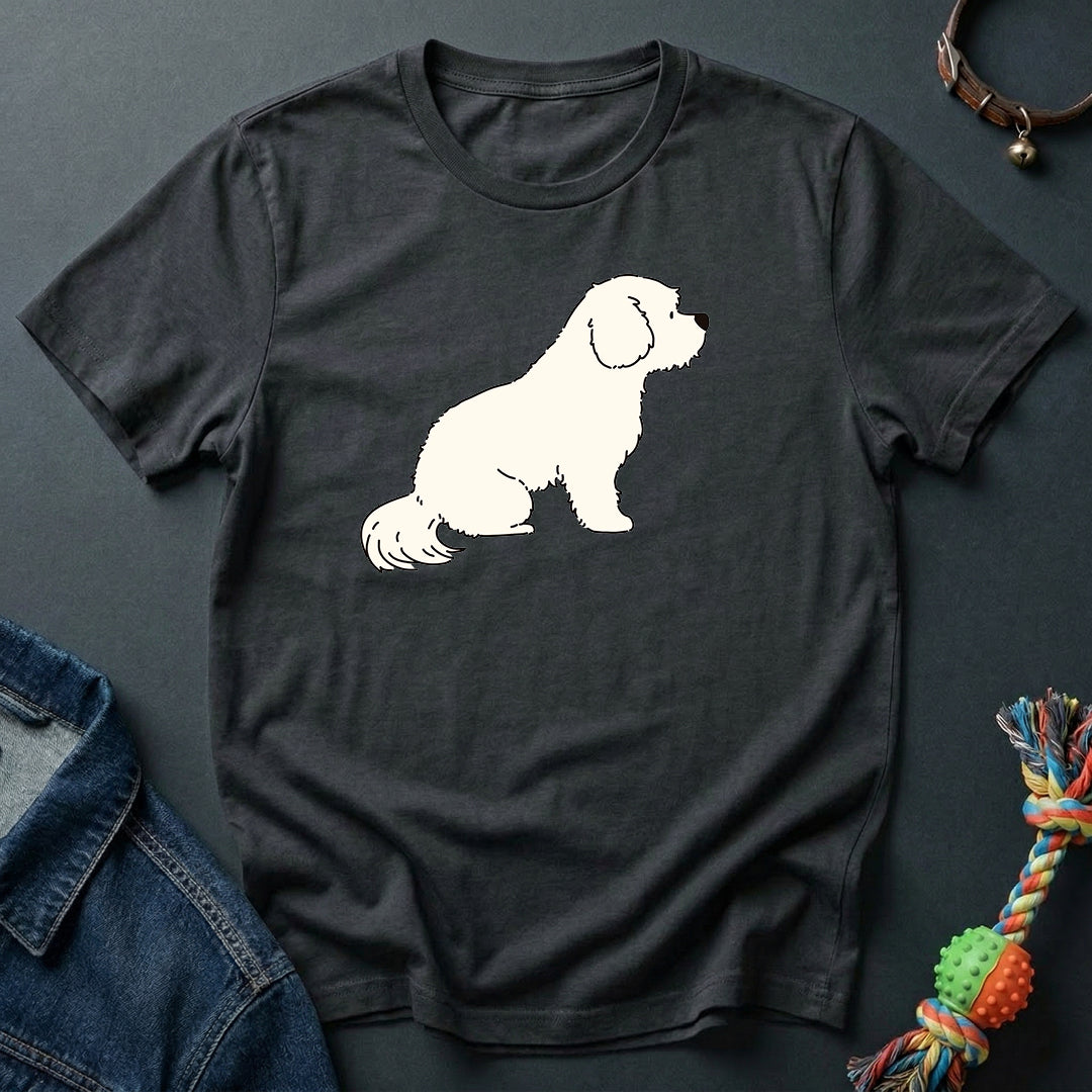 Fluffy White Dog