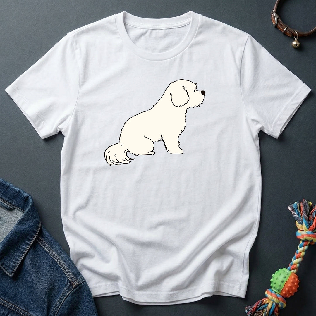 Fluffy White Dog
