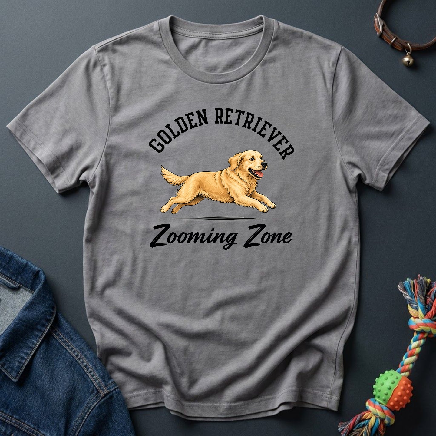 Golden Retriever Zooming Zone