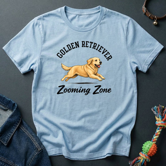 Golden Retriever Zooming Zone