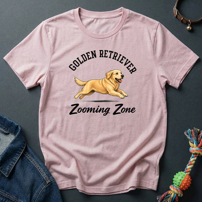 Golden Retriever Zooming Zone