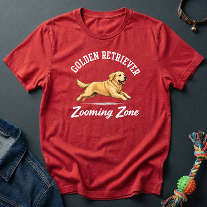 Golden Retriever Zooming Zone