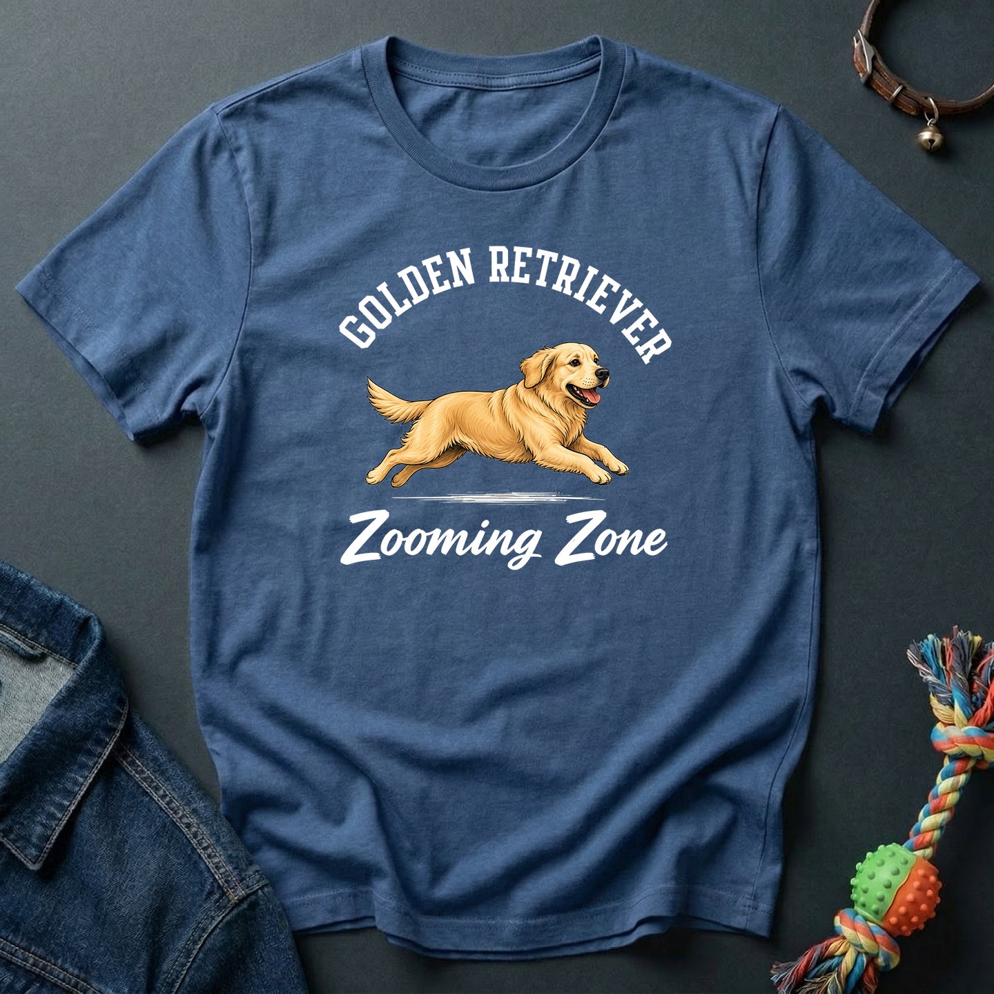 Golden Retriever Zooming Zone