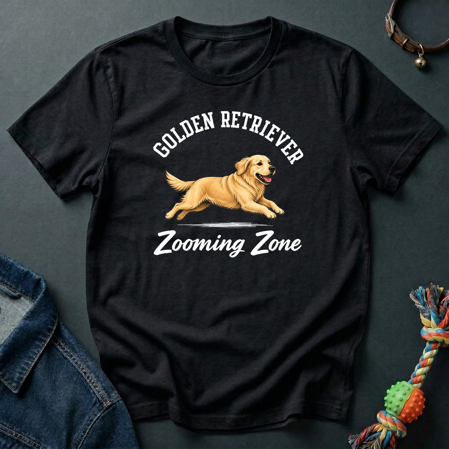 Golden Retriever Zooming Zone