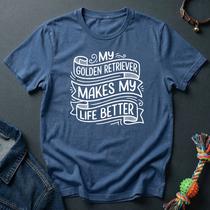 Golden Retriever makes my life better