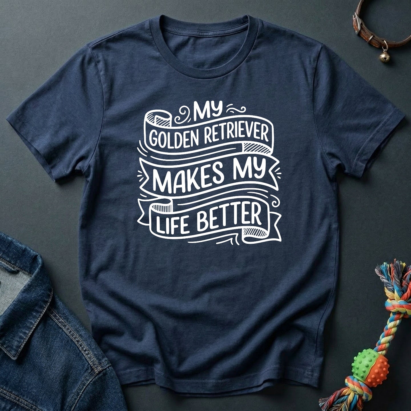 Golden Retriever makes my life better