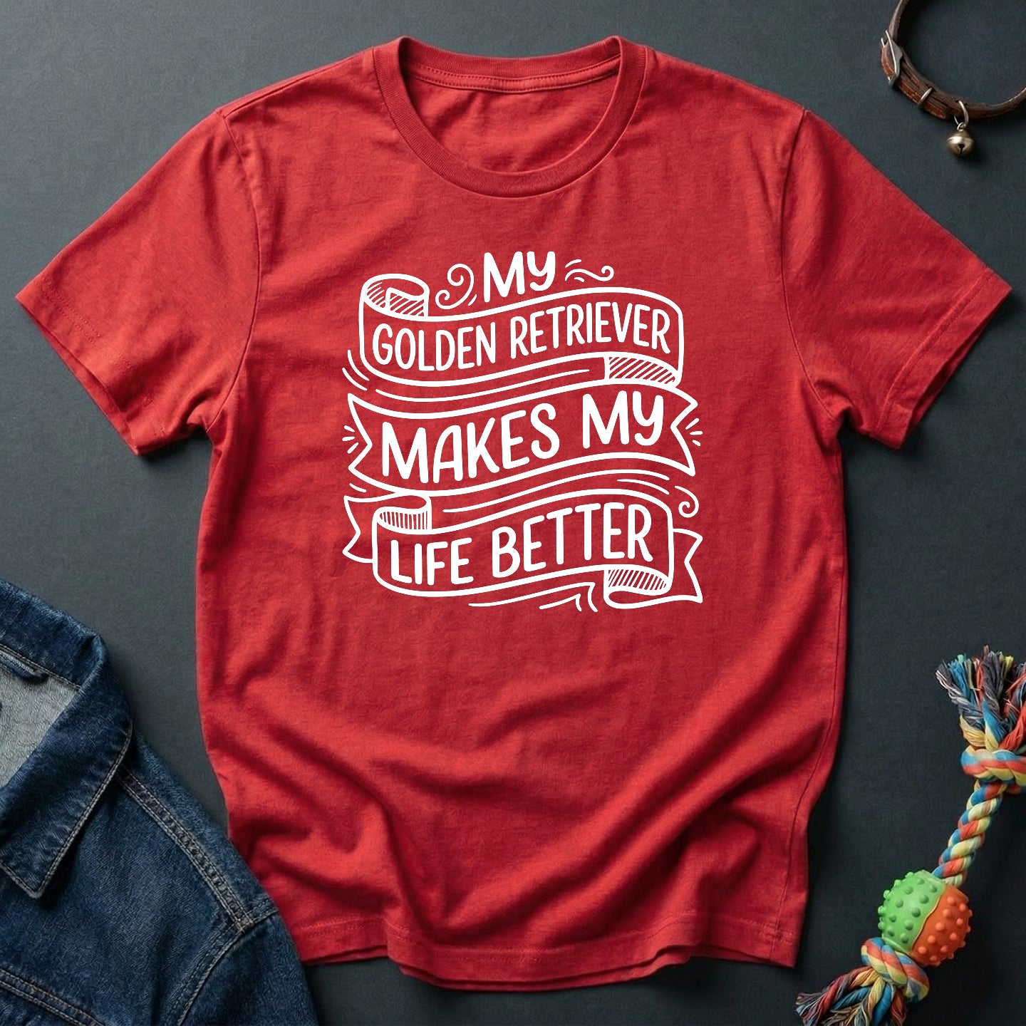 Golden Retriever makes my life better